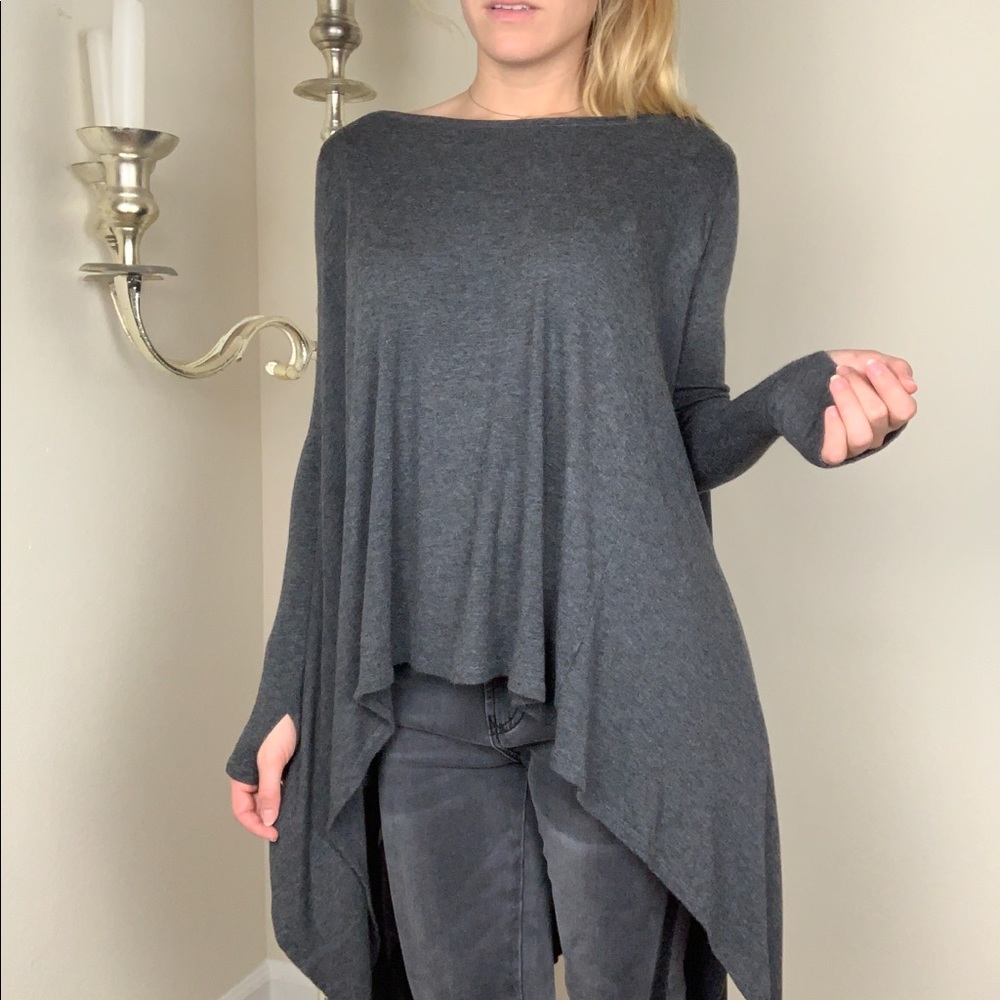 CAbi Duster High Low Long SleeveTop